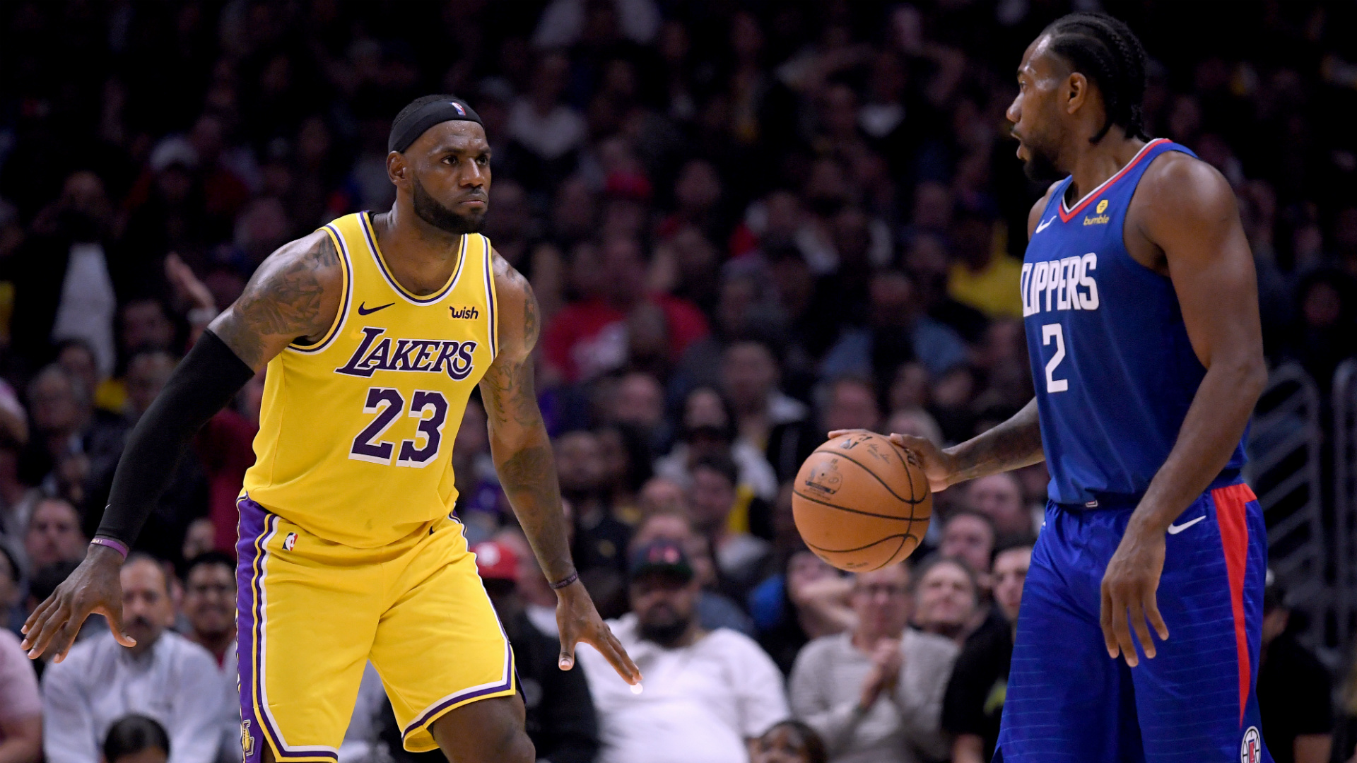 Kawhi Leonard LeBron James Los Angeles Clippers Lakers