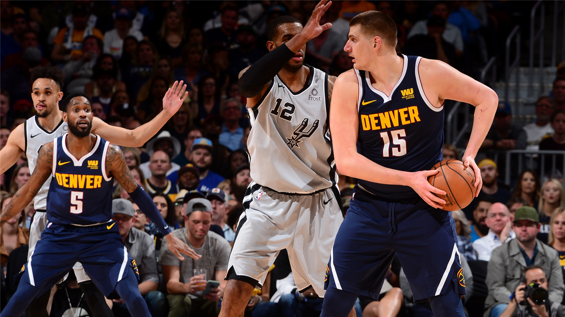 LaMarcus Aldridge and Nikola Jokic