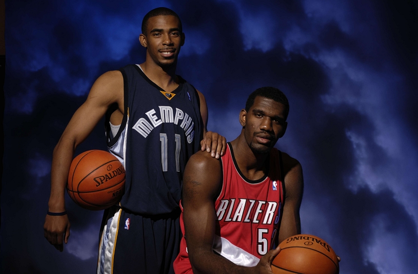 Mike Conley Grizzlies Greg Oden Blazers