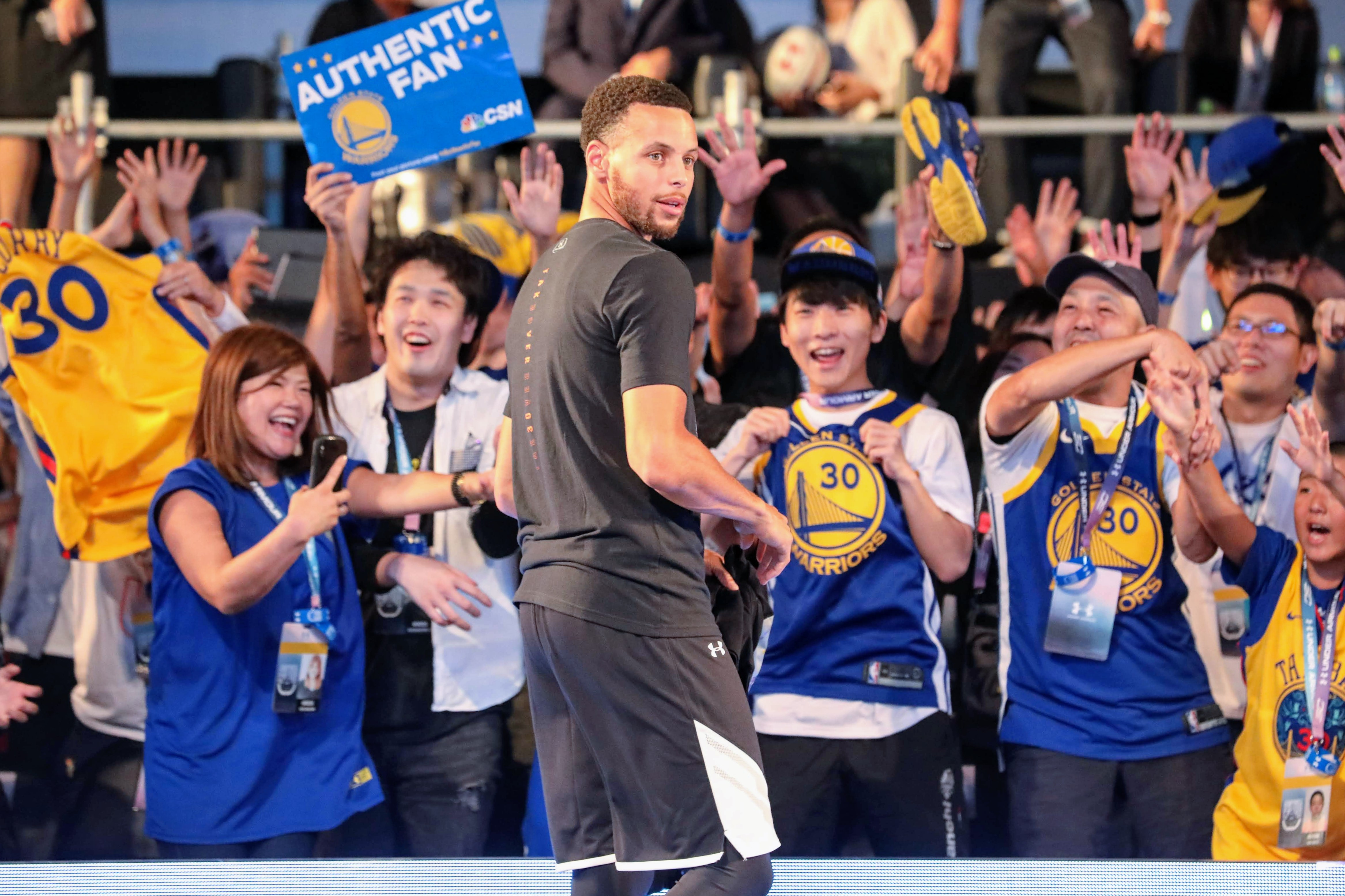 Stephen Curry in Japan