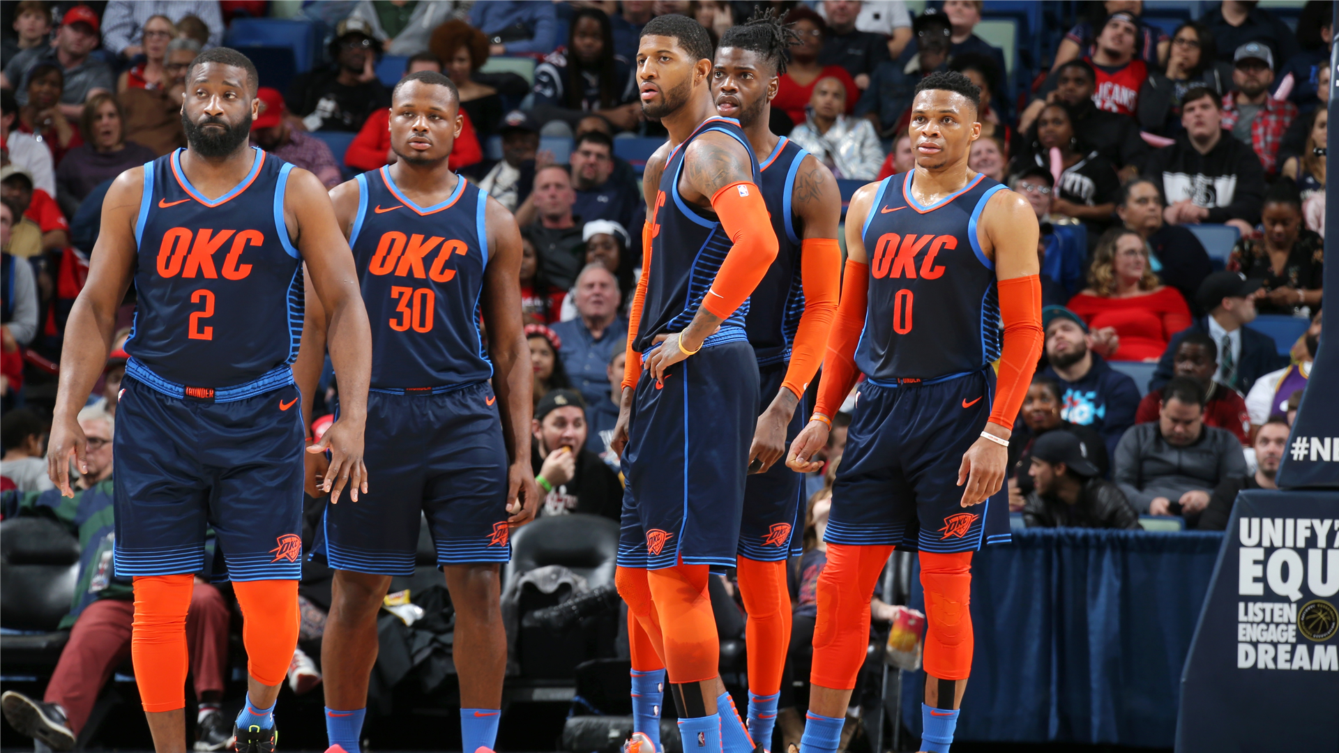 The OKC Thunder are heavily reliant on their All-Stars Russell Westbrook and Paul George.