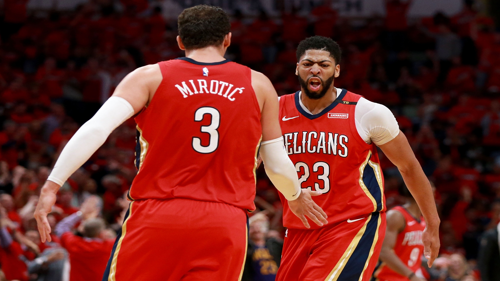 Anthony Davis and Nikola Mirotic