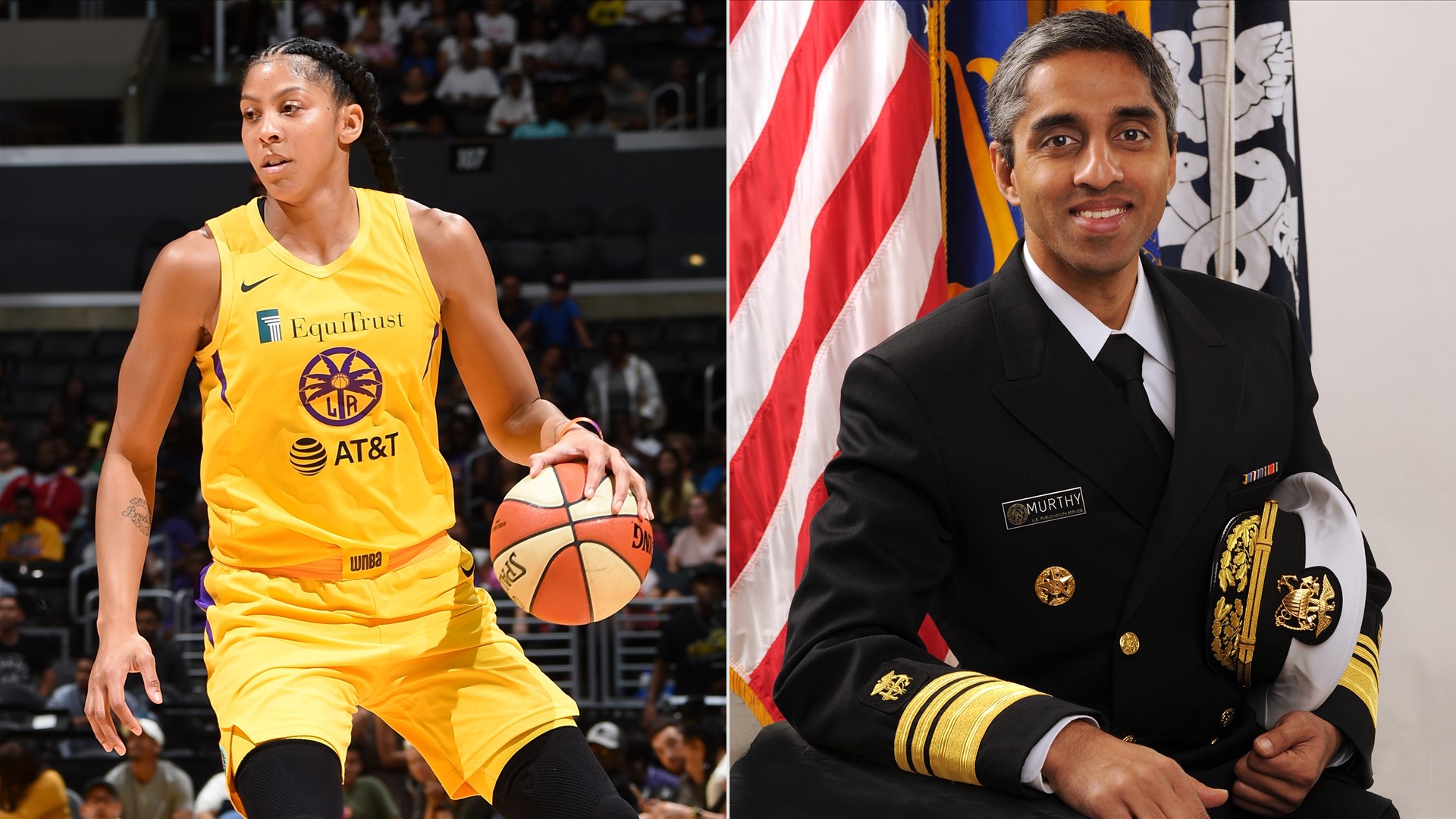 Candace Parker Vivek Murthy