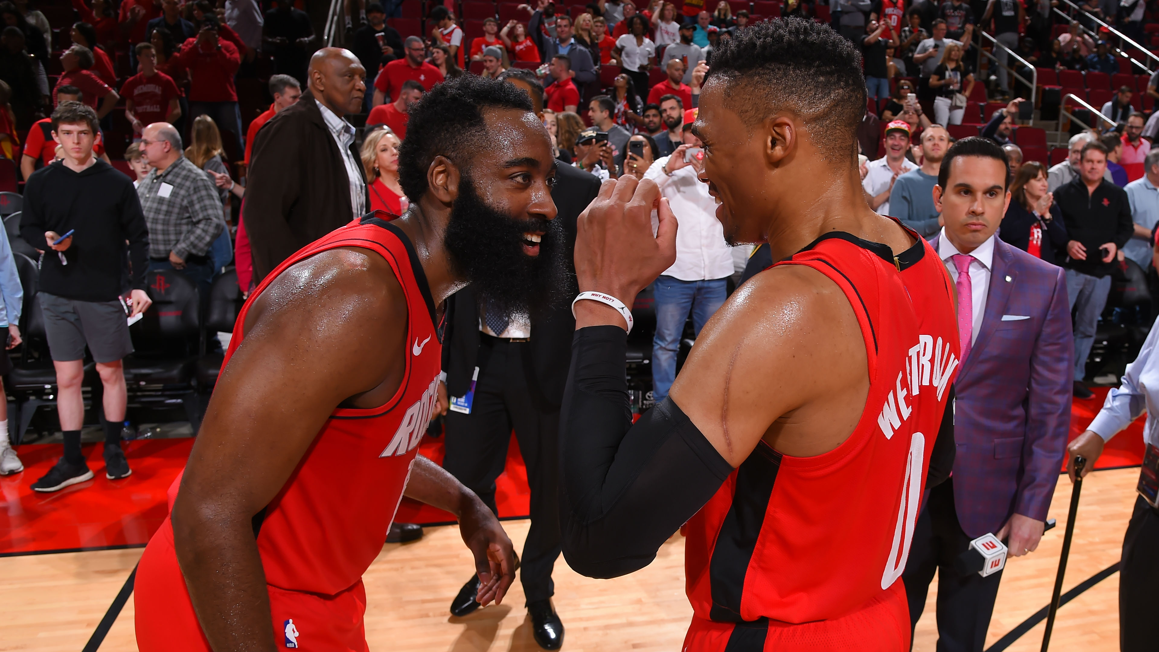 James Harden y Russell Westbrook