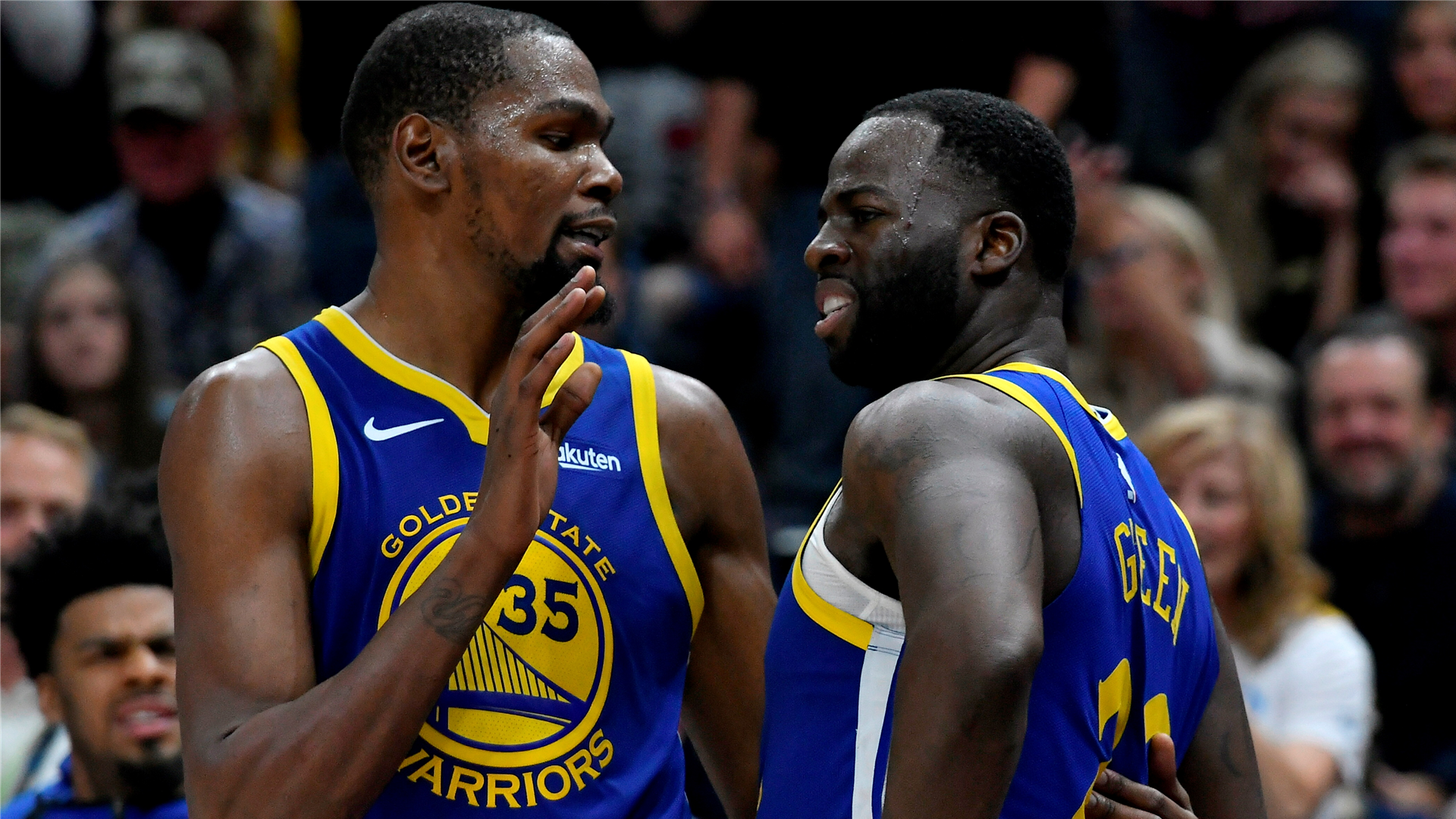 Kevin Durant and Draymond Green