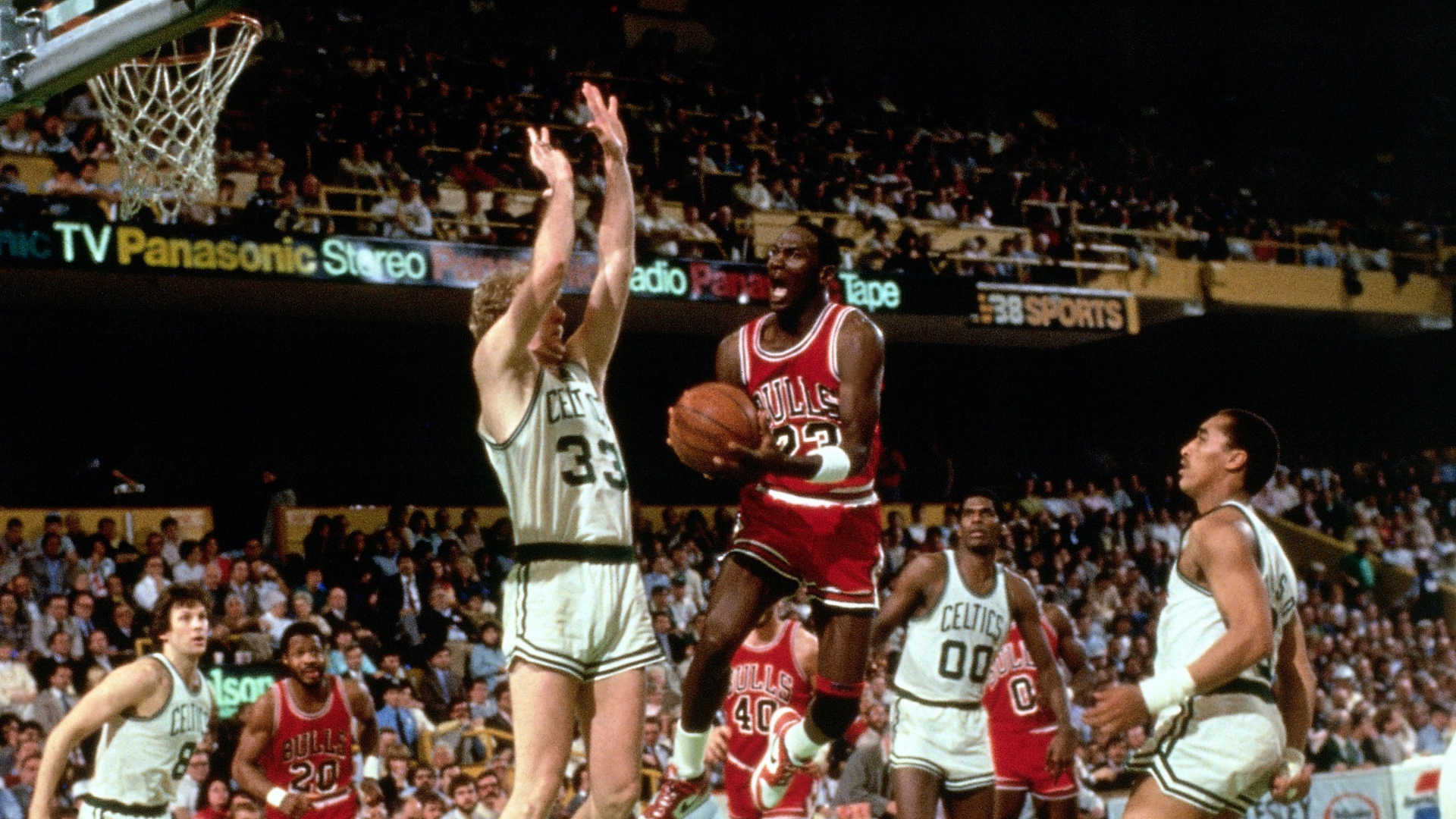 Michael Jordan y Larry Bird