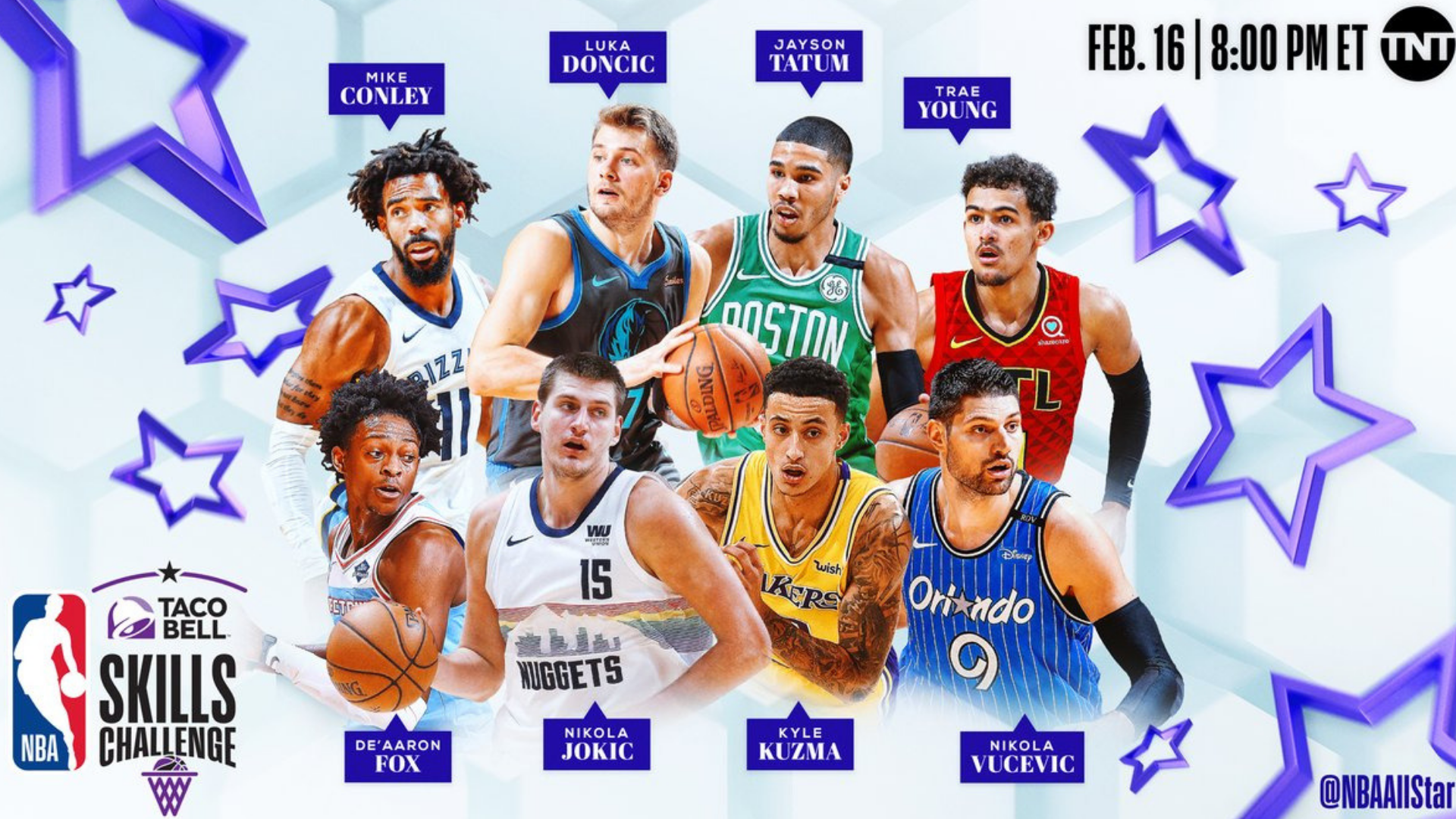 Participantes concurso habilidades All-Star 2019