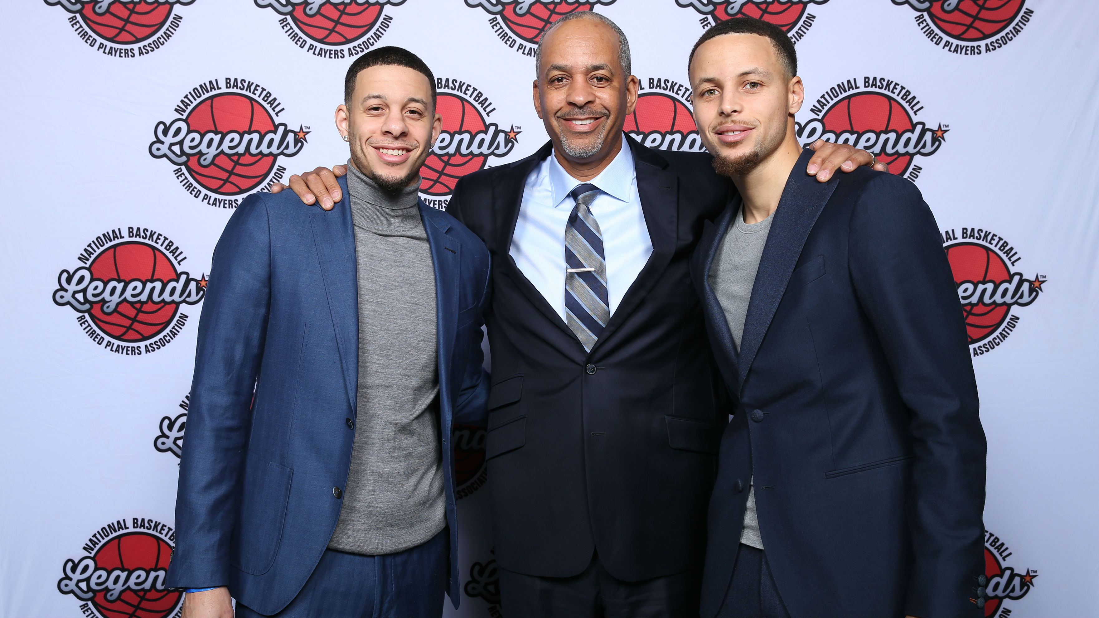 Seth, Dell y Stephen Curry