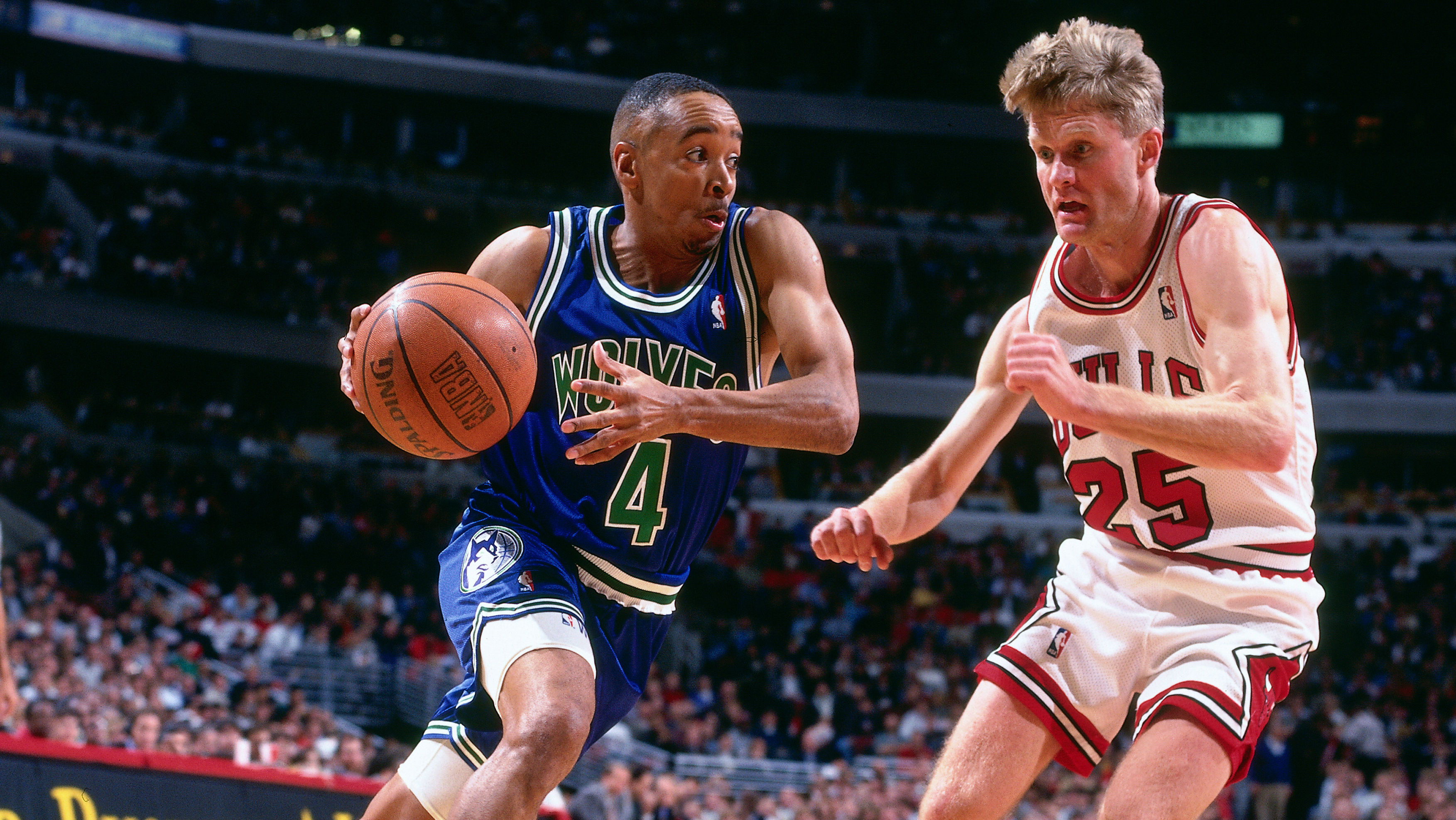 Spud Webb y Steve Kerr