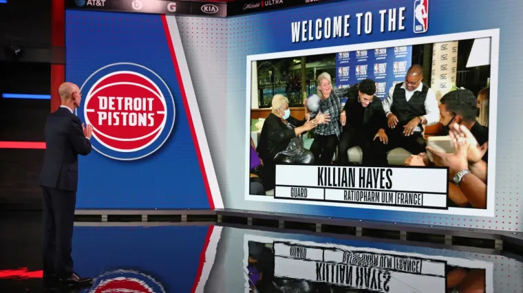 Adam Silver Detroit Pistons Killian Hayes