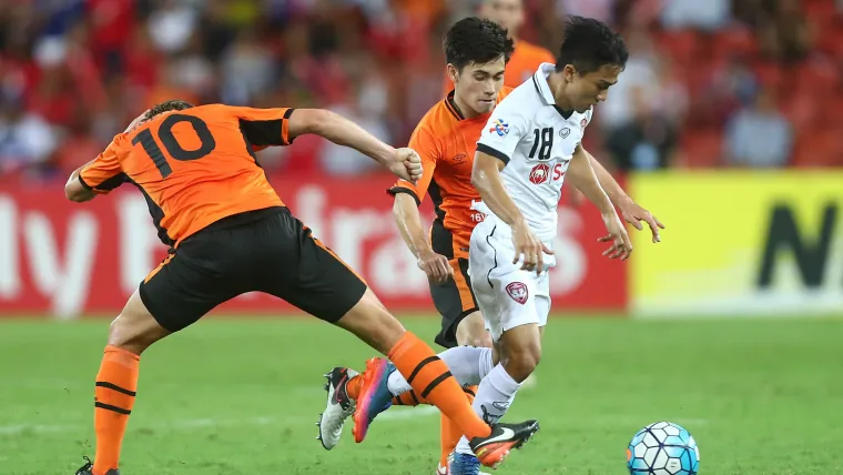 Chanathip Songkrasin Brisbane Roar v Muangthong United AFC Champions League 21022017