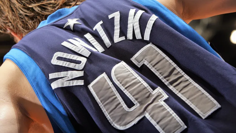 Dirk Nwiztki Mavericks 41 jersey