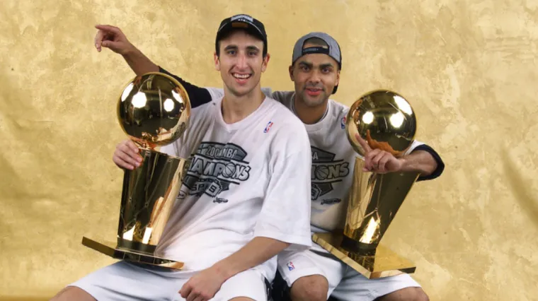 Emanuel Ginobili Tony Parker San Antonio Spurs