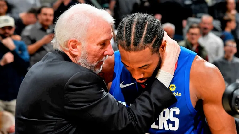 Gregg Popovich Kawhi Leonard Spurs Clippers