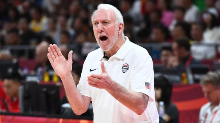 Head coach Gregg Popovich Team USA