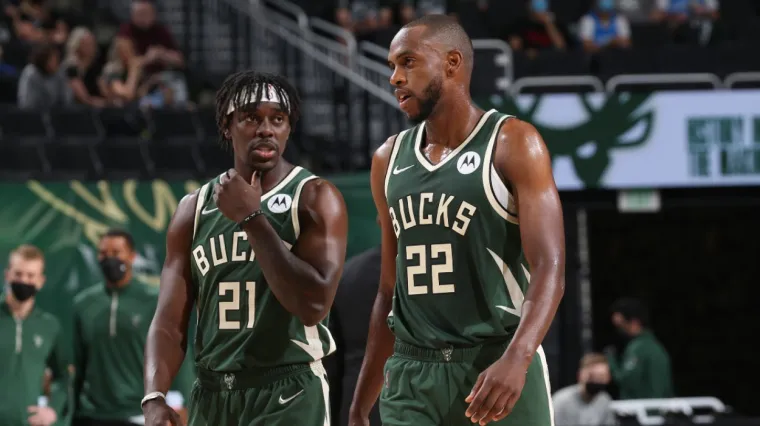 Jrue Holiday Milwaukee Bucks Khris Middleton