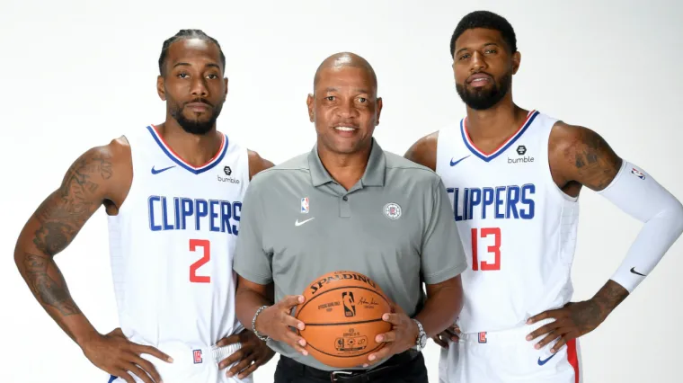 Kawhi Leonard Doc Rivers Paul George  LA Clippers