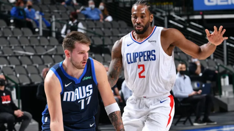 Kawhi Leonard LA Clippers Luka Doncic Dallas Mavericks