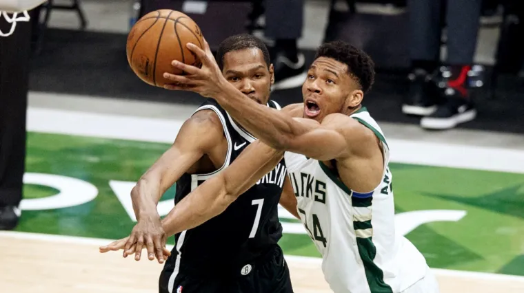 Kevin Durant Brooklyn Nets Giannis Antetokounmpo Milwaukee Bucks