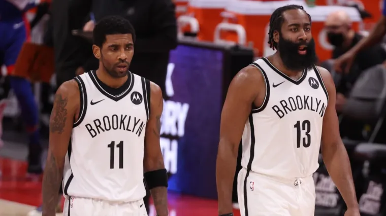 Kyrie Irving James Harden Brooklyn Nets