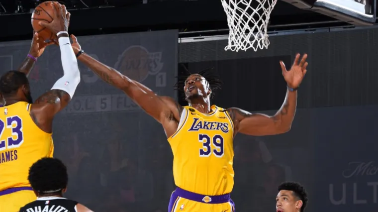 LeBron James Dwight Howard Los Angeles Lakers