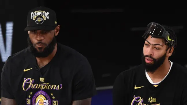 LeBron James Los Angeles Lakers Anthony Davis