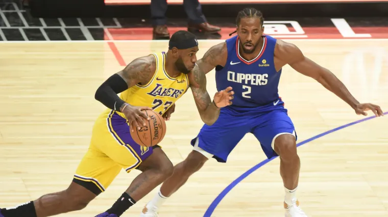 LeBron James Los Angeles Lakers Kawhi Leonard LA Clippers