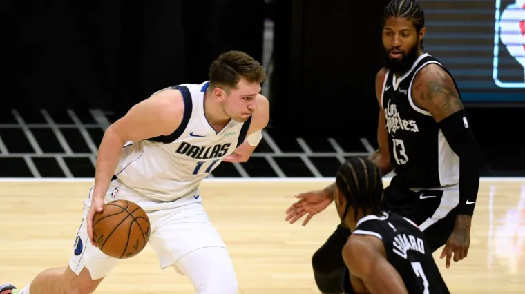 Luka Doncic Dallas Mavericks Paul George Kawhi Leonard LA Clippers