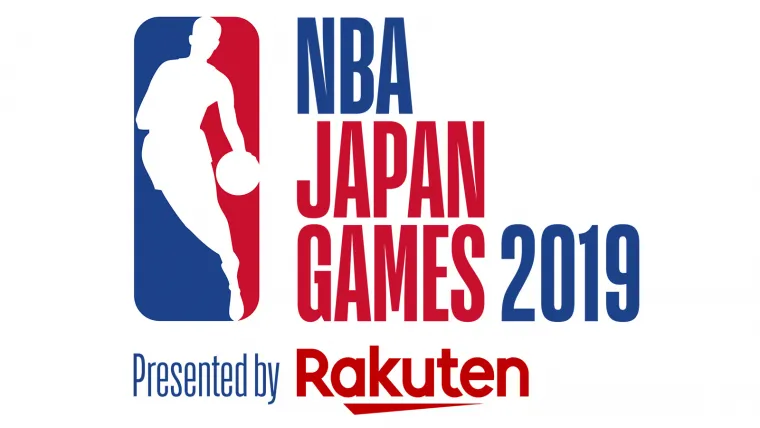 NBA Japan Games 2019 Presented by Rakuten logo Toronto Raptors vs Houston Rockets