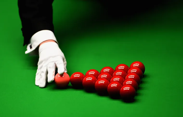 Red snooker balls