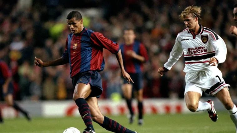 Rivaldo, David Beckham, Barcelona vs Man Utd