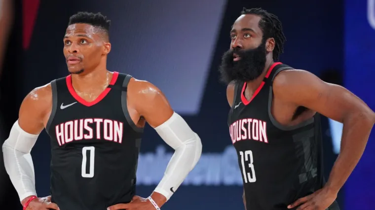 Russell Westbrook James Harden Houston Rockets