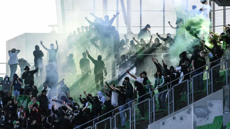 St Etienne Rennes ultras fans