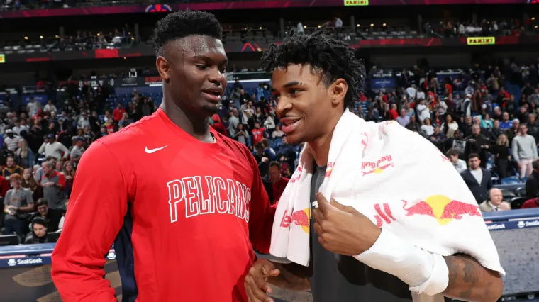 Zion Williamson New Orleans Pelicans Ja Morant Memphis Grizzlies