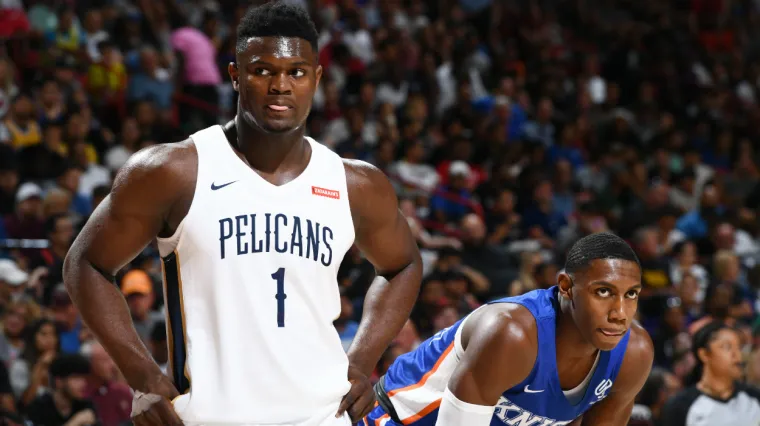 Zion Williamson New Orleans Pelicans RJ Barrett New York Knicks