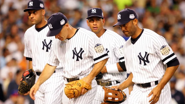 Derek Jeter, Joe Girardi, Alex Rodriguez, Mariano Rivera