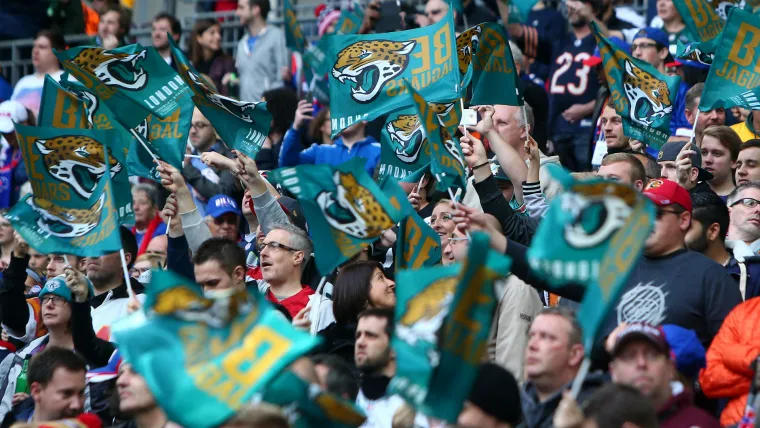 Jaguars fans in London