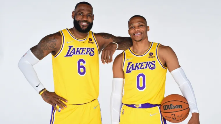 LeBron James Russell Westbrook Los Angeles Lakers