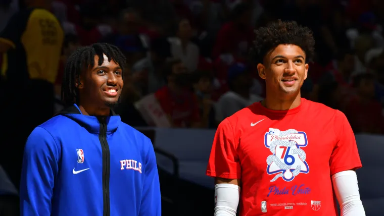 Matisse Thybulle and Tyrese Maxey