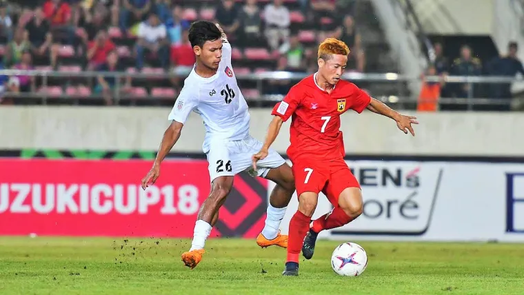 Lwin Moe Aung, Myanmar, Soukaphone Vongchiengkham, Laos, AFF Championship, 16112018