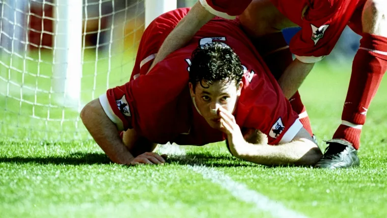 Robbie Fowler celebration