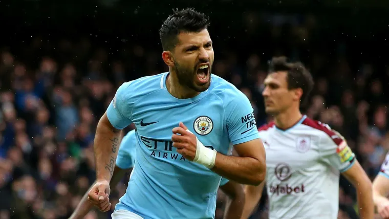 Sergio Aguero Manchester City burnley