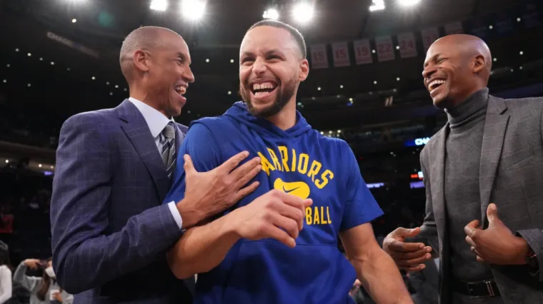 Reggie Miller Stephen Curry Golden State Warriors Ray Allen