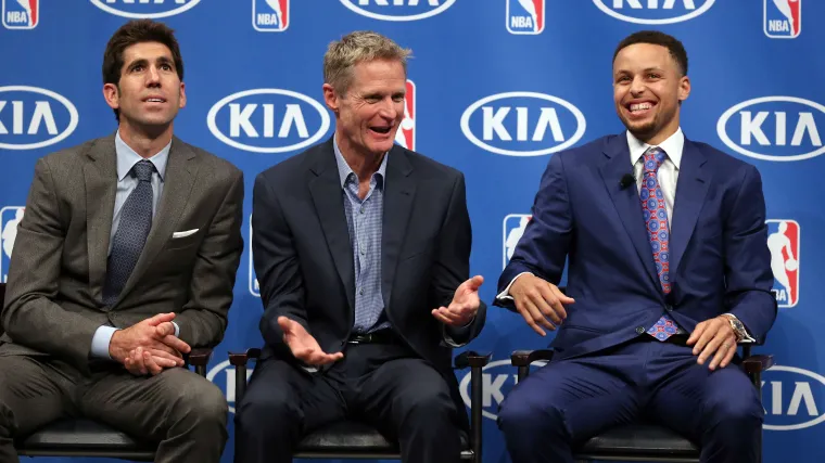 Bob Myers, Steve Kerr y Steph Curry