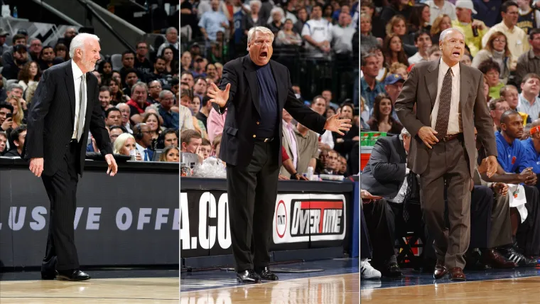 Gregg Popovich, Don Nelson y Lenny Wilkens