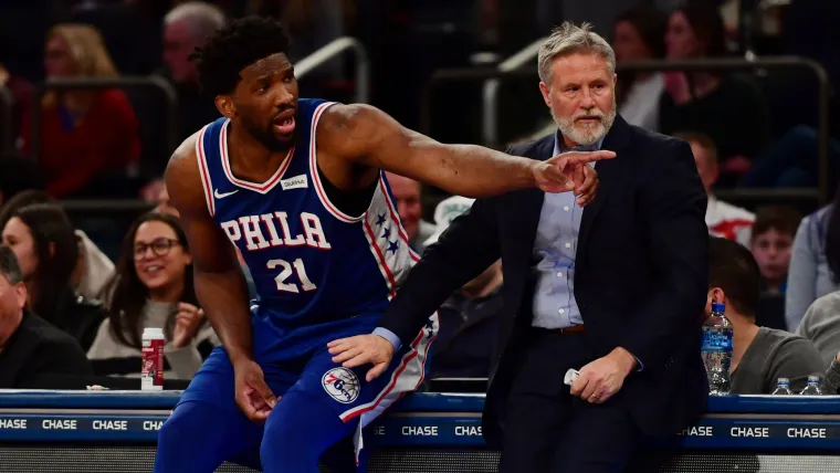 Joel Embiid, Brett Brown