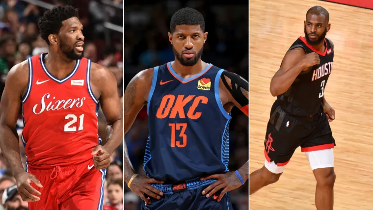 Joel Embiid, Paul George y Chris Paul, estrellas NBA sin un partido de 50 puntos