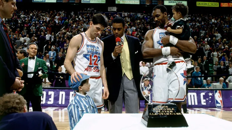 John Stockton y Karl Malone, MVP