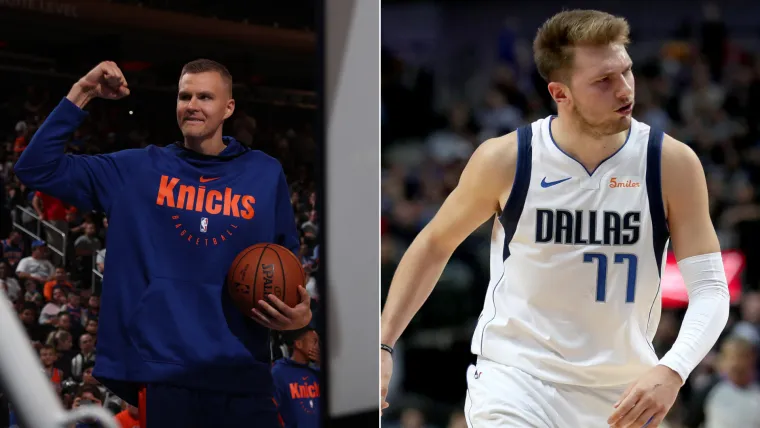 Kristaps Porzingis y Luka Doncic, nuevos compañeros en los Mavericks