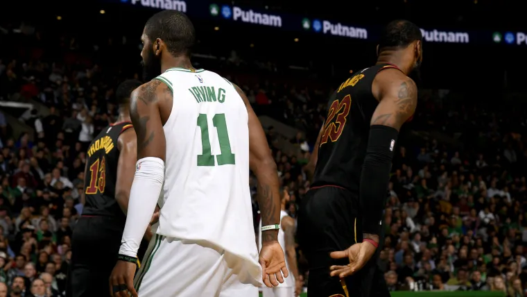 Kyrie Irving, LeBron James.